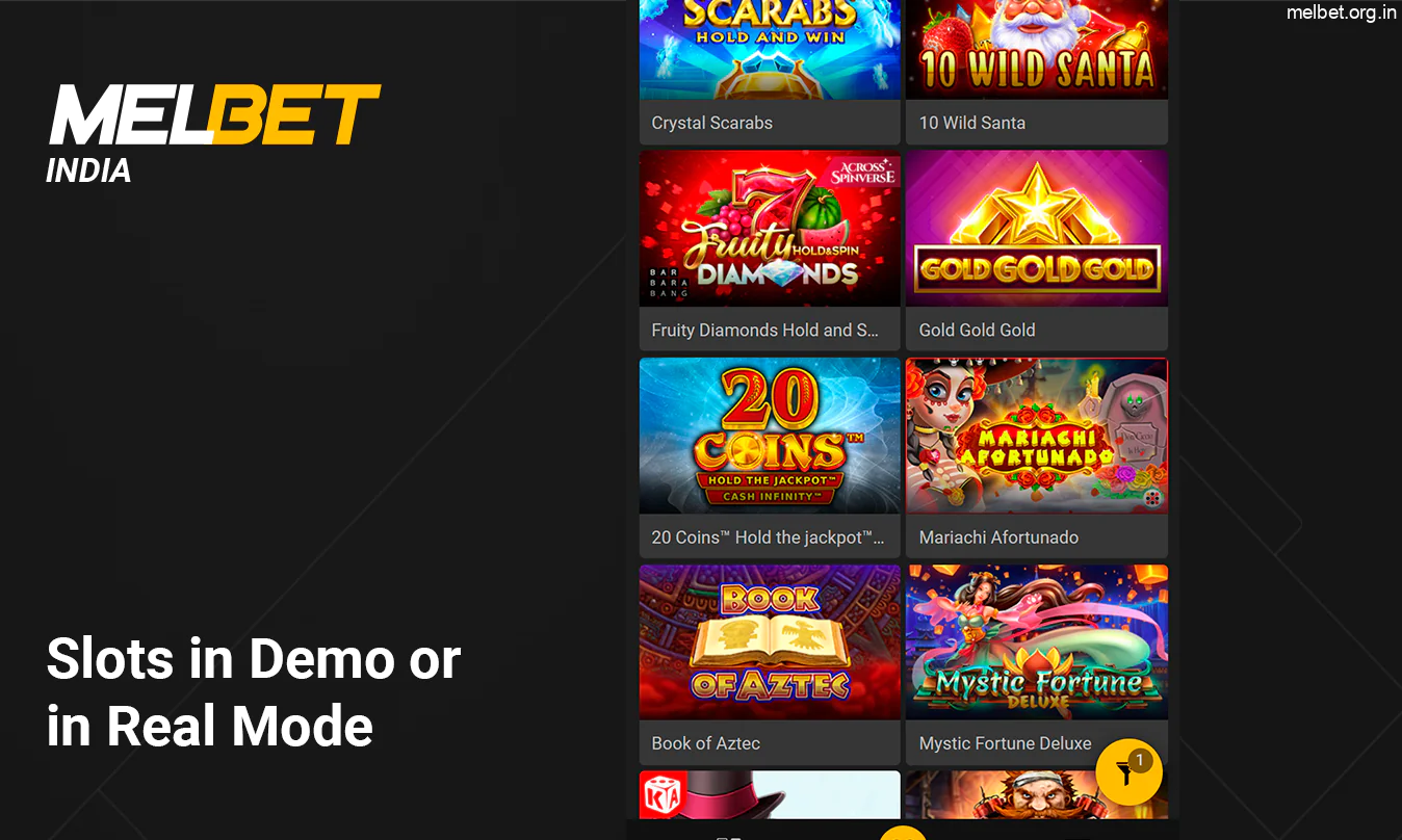 Melbet has over 1000+ Casino Slot Games